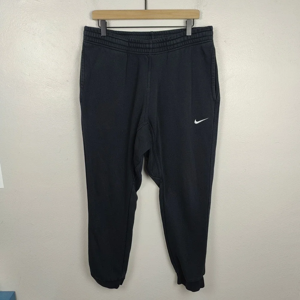 Nike Sportswear‎ Club Fleece Joggers Mens XL Black Sweatpants Lounge Casual